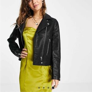 Women's Black Leather Jacket